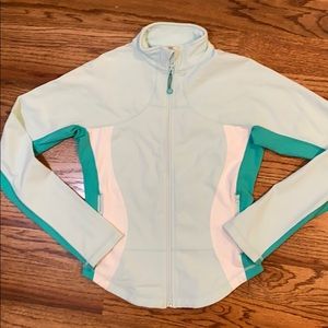 lululemon athletica Light Blue and Teal Sweatshirt